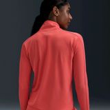Nike Swoosh 1/2 Zip Run Sportsweater Dames Rood M/38.