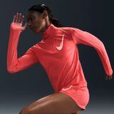 Nike Swoosh 1/2 Zip Run Sportsweater Dames Rood M/38.