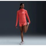 Nike Swoosh 1/2 Zip Run Sportsweater Dames Rood M/38.