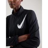 Nike - Swoosh Dri-Fit - Trainingsjas - Zwart - Lichtgewicht Polyester