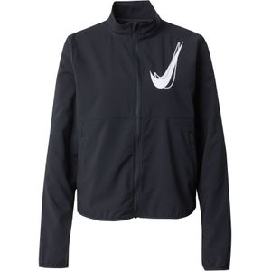 Nike - Swoosh Dri-Fit - Trainingsjas - Zwart - Lichtgewicht Polyester