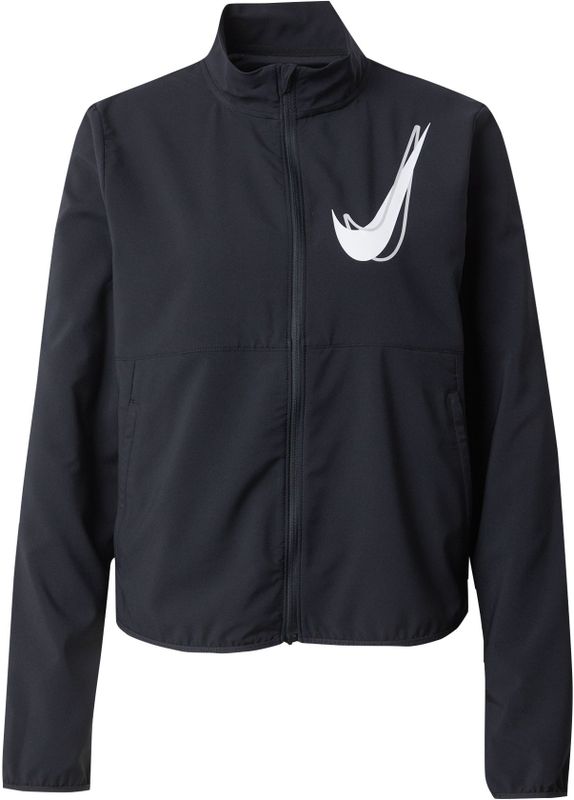 Nike - Swoosh Dri-Fit - Trainingsjas - Zwart - Lichtgewicht Polyester