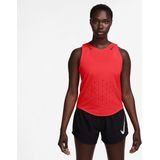 Nike AeroSwift Dri-FIT ADV hardloopsinglet voor dames - Rood