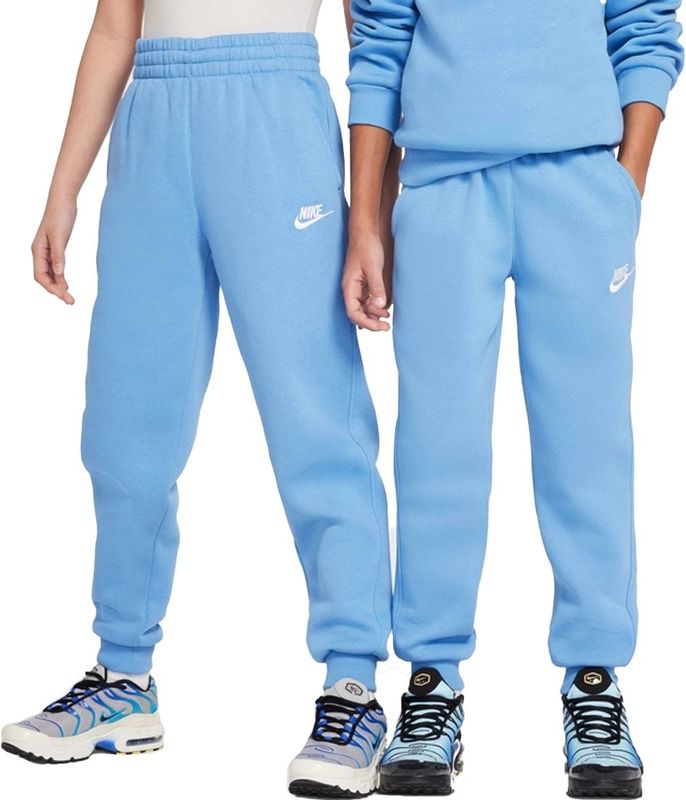 Nike - Club - Joggingbroek - Blauw - 80% Katoen/20% Polyester
