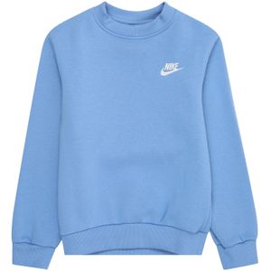 Nike Sportswear Club Fleece Crew Sweater Kids Blauw Wit