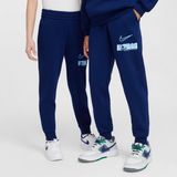 Nike - Erling Haaland Club - Joggingbroek - Blauw - Katoen Jersey