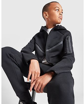 Nike - Tech Fleece Vest - Zwart Donkergrijs - Katoen en Polyester