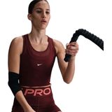Nike Pro Dri-Fit - Cropped Tank Top - Rood/Wit - Dames