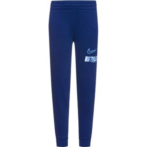 Nike - Erling Haaland Club - Joggingbroek - Blauw - Katoen Jersey