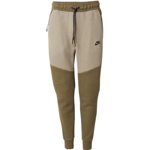 Nike - Tech Fleece - Joggingbroek - Olijfgroen Grijs Zwart