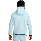 Nike - Tech Fleece - Vest - Lichtblauw - Zwart - Katoen/POLYESTER