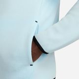 Nike - Tech Fleece - Vest - Lichtblauw - Zwart - Katoen/POLYESTER