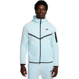 Nike - Tech Fleece - Vest - Lichtblauw - Zwart - Katoen/POLYESTER