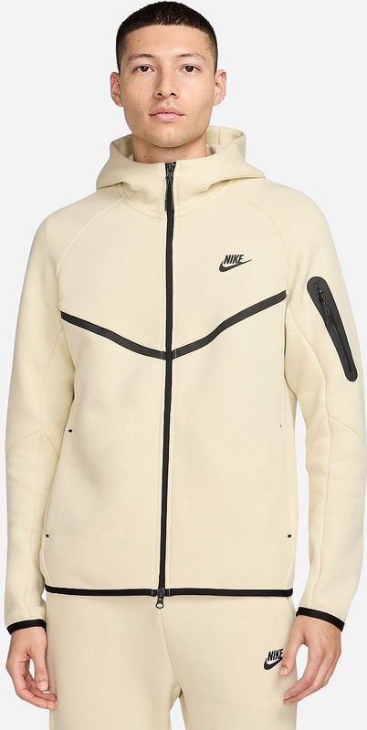 Nike - Fleece Full-Zip Windrunner - Hoodie - Beige