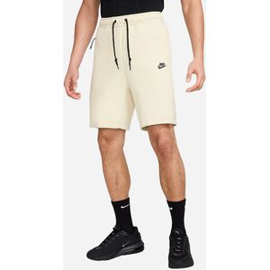 Nike - Tech Fleece - Broekje - Gebroken Wit/Zwart - 53% Katoen, 47% Polyester