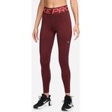 Nike - Pro Sculpt High-waist Dames Tight - Tights - Rood -