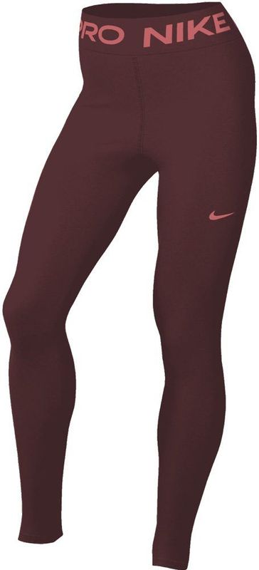 Nike - Pro Sculpt High-waist Dames Tight - Tights - Rood -