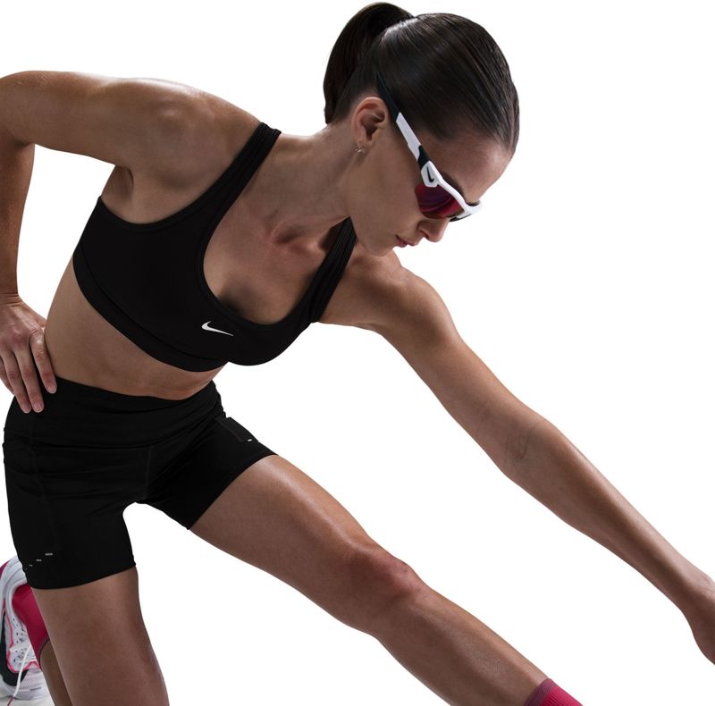 Nike - Swift Dri-FIT Sportbroek - Zwart - Hoogwaardig Materiaal