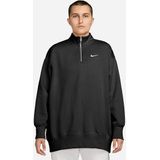 Nike - Sportswear Phoenix Fleece - Sweatshirt - Zwart - 80% Katoen, 20% Polyester