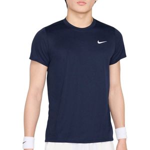 NikeCourt Victory Dri-FIT tennistop voor heren - Blauw