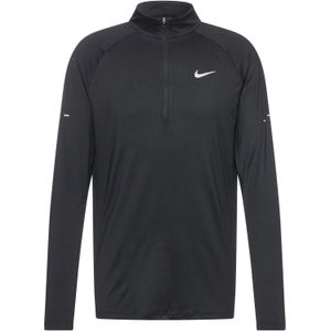 Nike Stride Dri-FIT Hardlooptop met Korte Rits - Zwart