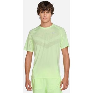 Nike - Stride Dri-FIT ADV - T-shirt - Zwart - Katoen - Lichtgewicht