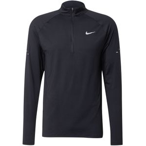 Nike Stride Dri-FIT Hardlooptop met Korte Rits - Zwart