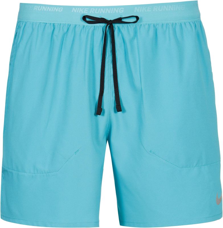 Nike - Stride Dri-FIT - Hardloopshorts - Blauw - Materiaal: Dri-FIT