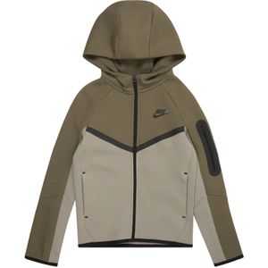 Nike Tech Fleece Sportswear Vest Kids Olijfgroen Grijs Zwart