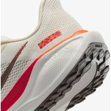 Nike - Pegasus 41 - Hardloopschoenen - Beige/Rood - Geweven Mesh - ReactX Schuim