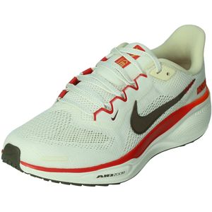 Nike - Pegasus 41 - Hardloopschoenen - Beige/Rood - Geweven Mesh - ReactX Schuim