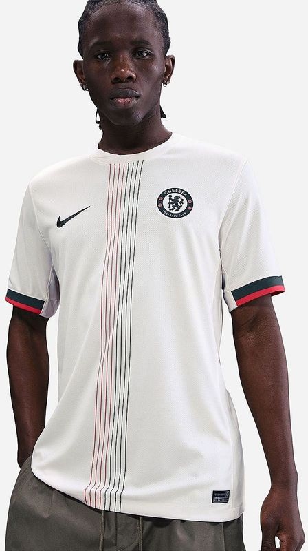 Chelsea FC 2025/26 Stadium Uit Nike Dri-FIT replicavoetbalshirt voor heren - Grijs