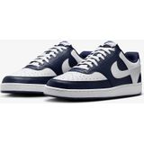 Nike - Court Vision - Sneakers - Wit - Synthetisch Leer - Ademend en Duurzaam