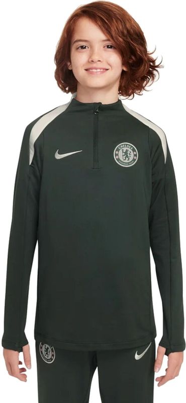 Nike - Chelsea Strike Trainingstrui - Donkergroen - Polyester