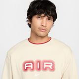 Nike - Streetwear Air Crew Fleece - Casual Sweater - Khaki - Katoen