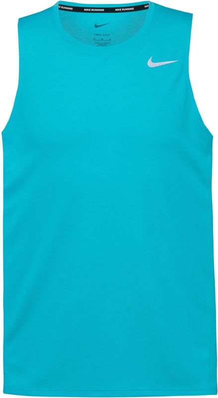 Nike - Dri-FIT Miler - Tanktop - Groen - 100% Polyester