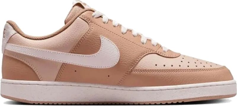 Nike Court Vision Low Sneakers Bruin Lichtbruin Wit