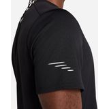 Nike - Miler Flash Dri-FIT UV - Hardloop T-shirt - Zwart - Korte Mouw