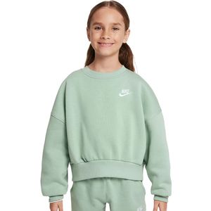 Nike sportswear club fleece sweater in de kleur grijs.