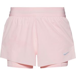 Nike - Swift Dri-FIT - Hardloopshorts - Rood - 2-in-1 met Halfhoge Taille