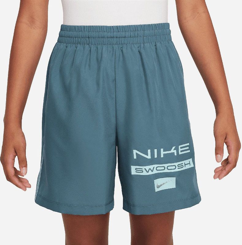 Nike Swoosh Unisex Korte Broeken - Blauw - Maat: 147 - 158 CM - Poly Woven - Foot Locker