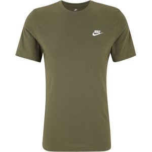 Nike - Sportswear Club T-Shirt - Heren - Zwart - 100% Katoen