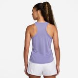 Nike - Tempo - Dames Tanktop - Paars - Dri-Fit Technologie, 100% Polyester