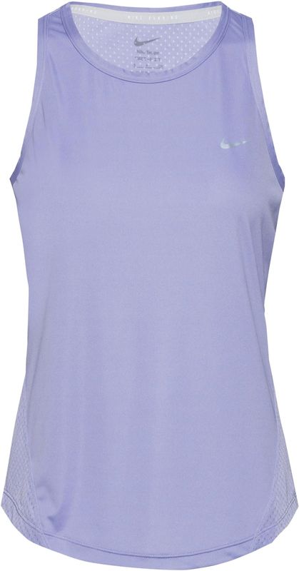 Nike - Tempo - Dames Tanktop - Paars - Dri-Fit Technologie, 100% Polyester