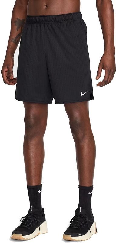 Nike - Totality - Shorts - Zwart-wit - Geperforeerd Materiaal