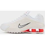 Nike - Shox R4 - Dames Schoenen - Wit - Synthetisch Materiaal en Textiel