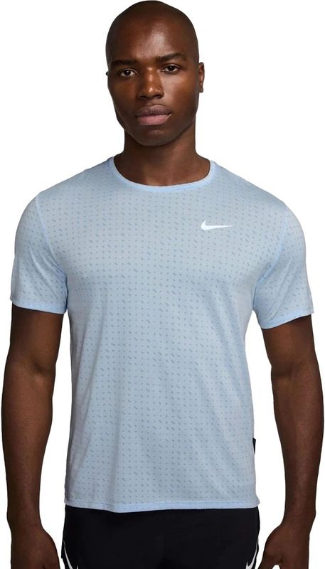 Nike - Miler Breathe Dri-fit - T-shirt - Blauw - Katoen