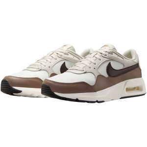 Nike - Air Max SC - Sneakers - Wit Beige Bruin Donkerbruin - Echt en Synthetisch Leer