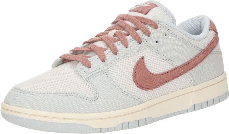 Nike - Dunk Low - Skateschoenen - Grijs - Slangenprintleer met Reliëf