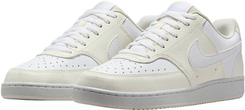 Nike - Court Vision Low Next Nature - Damesschoenen - Zwart - Gerecycled Materiaal